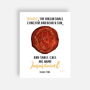 Isaiah 7:14b - 25 Christmas Cards