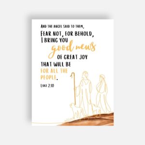 Luke 2:10 - 25 Christmas Cards