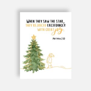 Matthew 2:10 - 25 Christmas Cards
