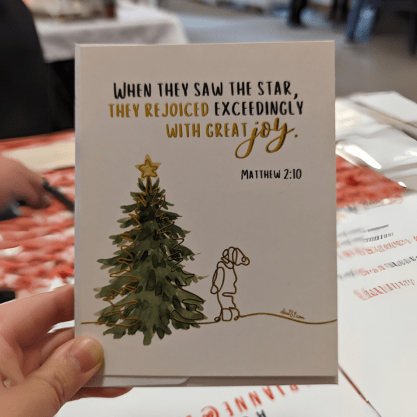 Matthew 2:10 - 25 Christmas Cards - Image 2